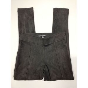 006 Andrew Marc faux suede black pull on pant size x-small